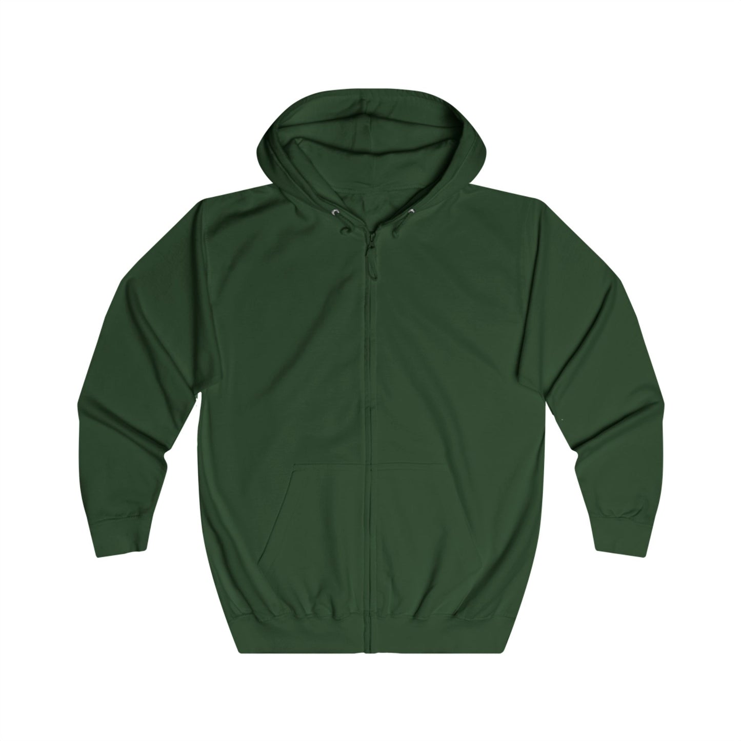 Unisex Full Zip Hoodie - Heart Closed: Under Construction - Color of Choice