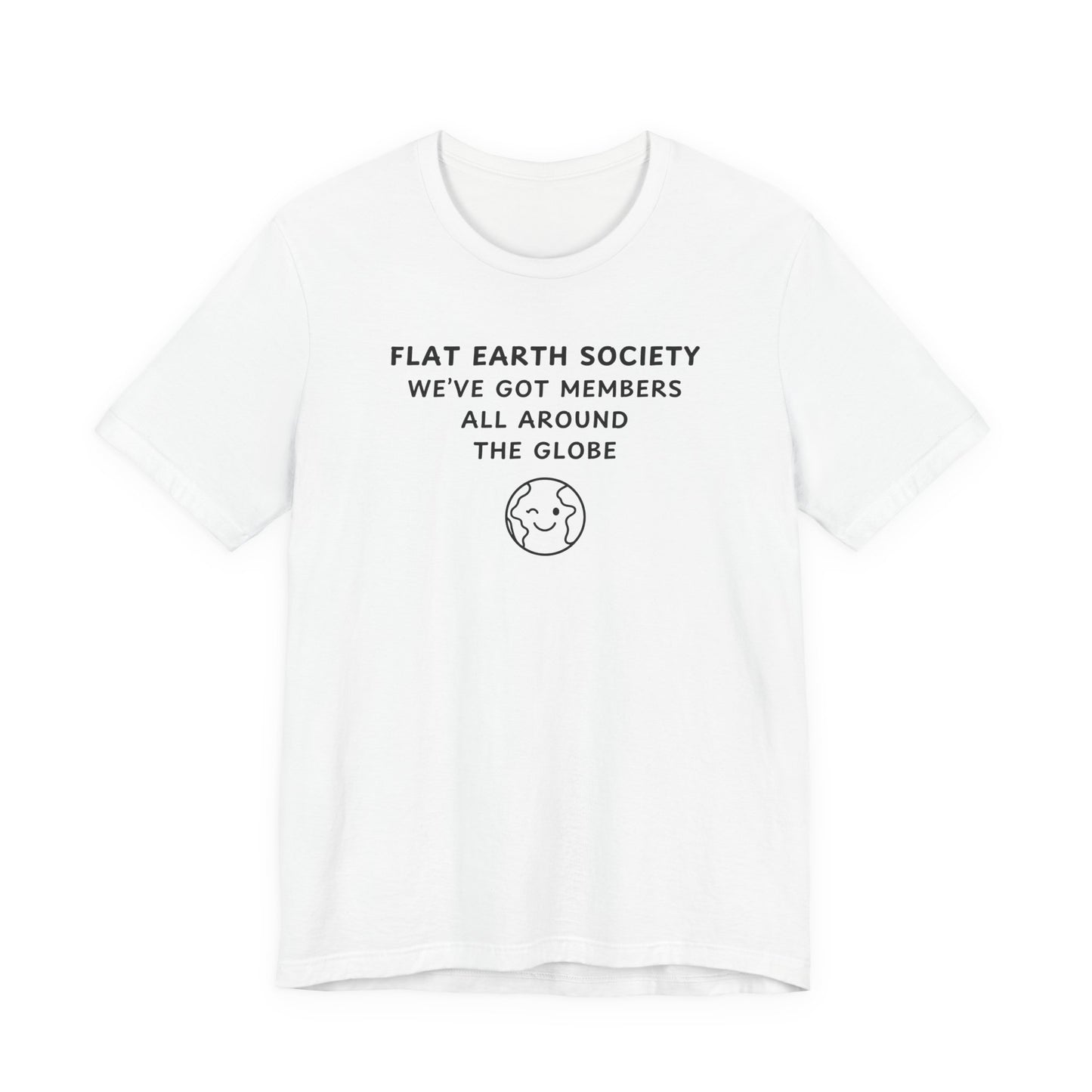 Unisex Short Sleeve Tee - Flat Earth Society