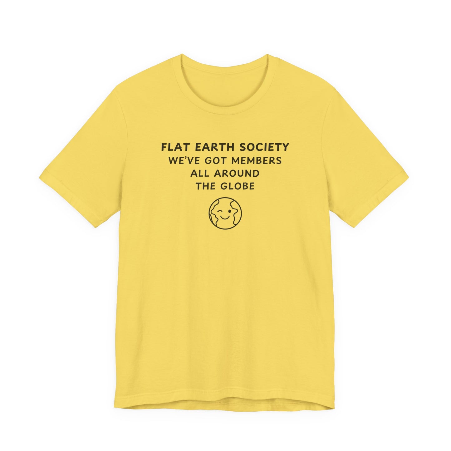Unisex Short Sleeve Tee - Flat Earth Society