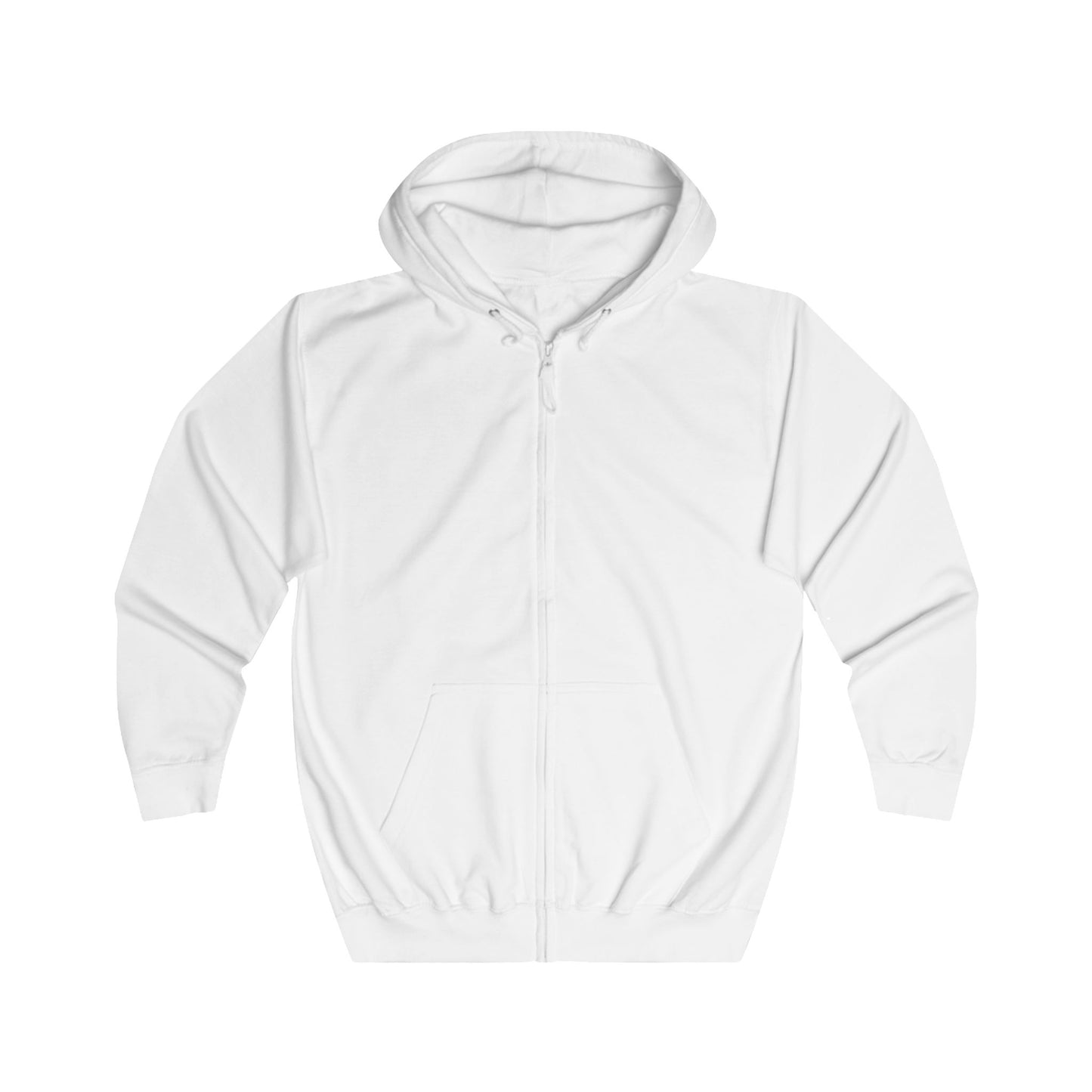Unisex Full Zip Hoodie - Heart Closed: Under Construction - Color of Choice