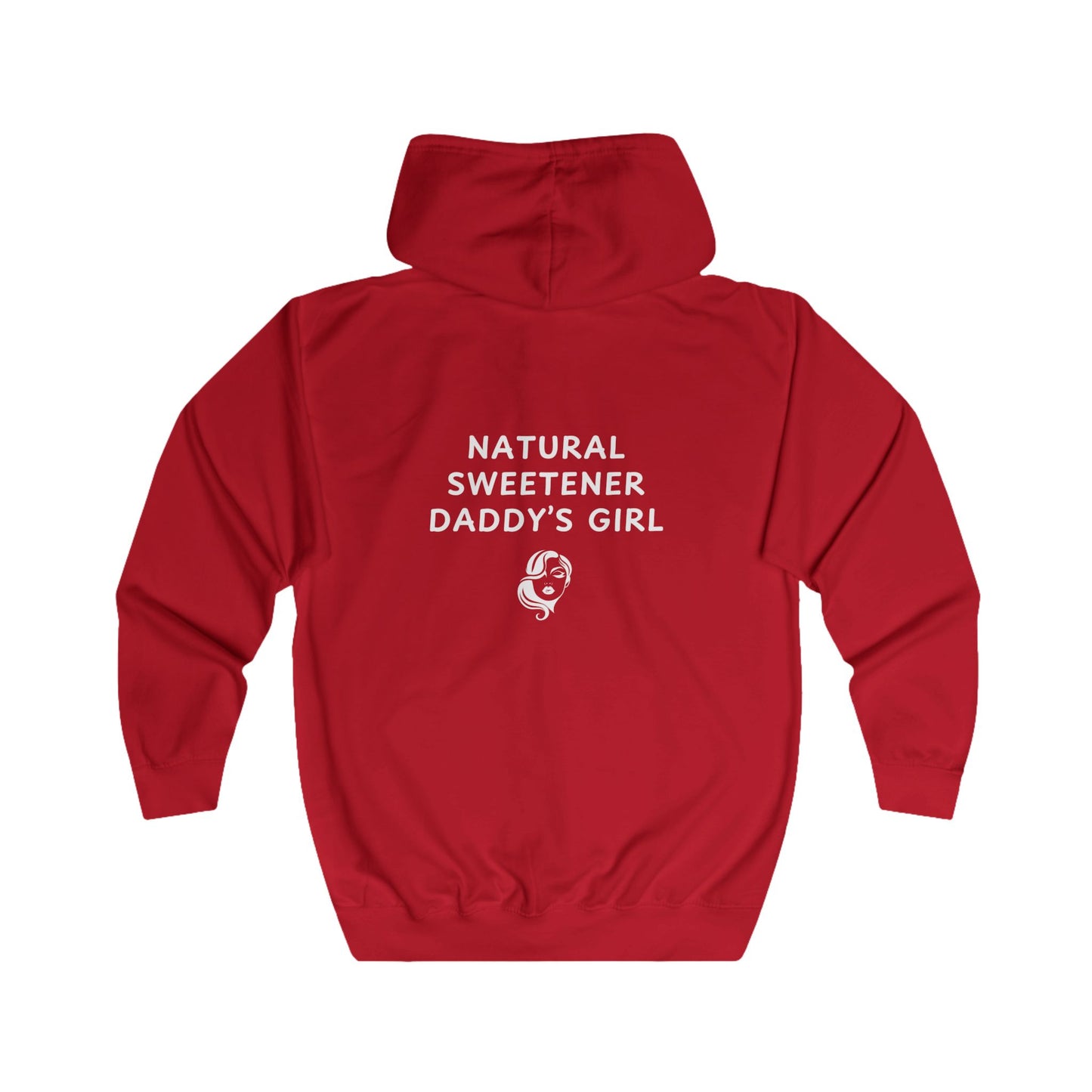 Unisex Full Zip Hoodie - Natural Sweetener Daddy's Girl - Color of Choice