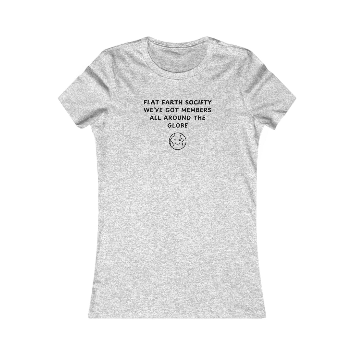 Women's Slim-Fit Tee - Flat Earth Society