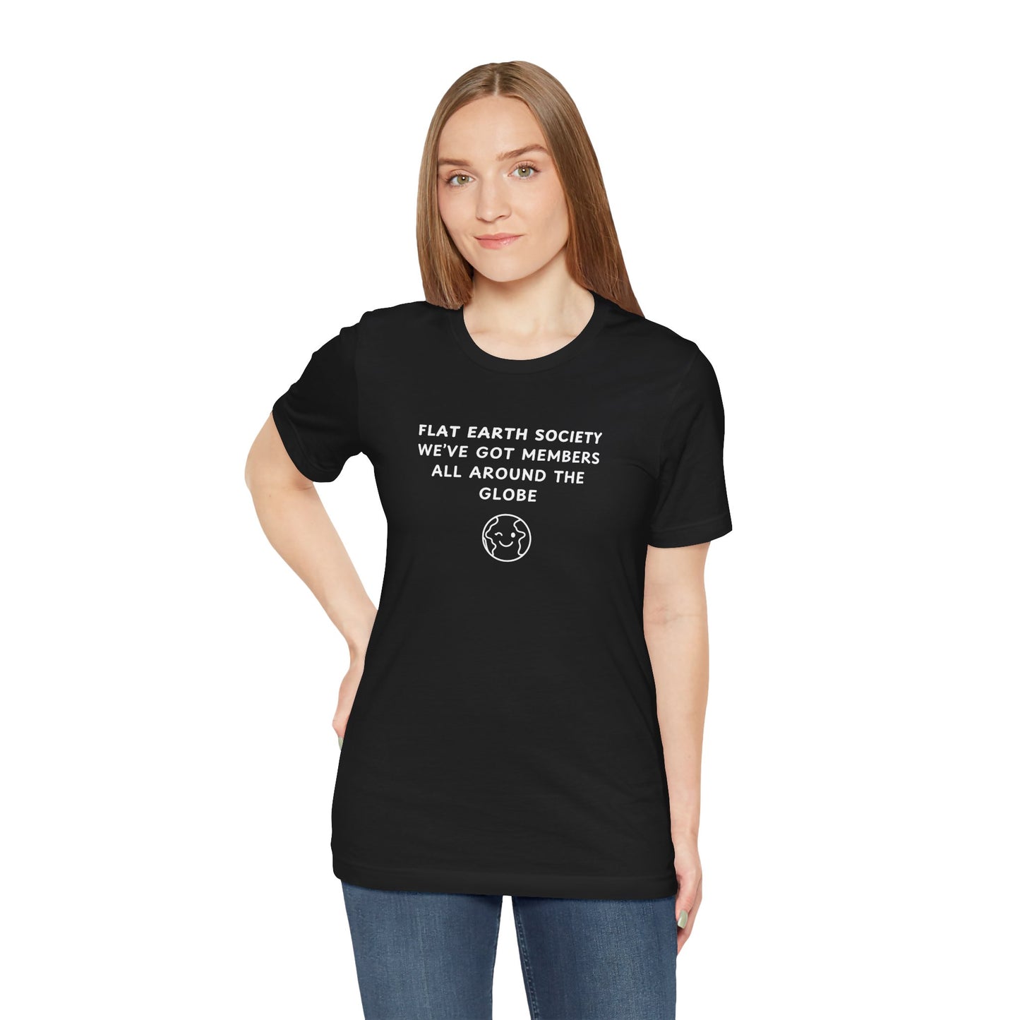 Unisex Short Sleeve Tee - Flat Earth Society