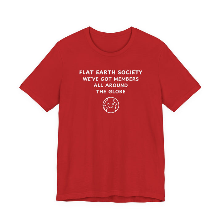 Unisex Short Sleeve Tee - Flat Earth Society