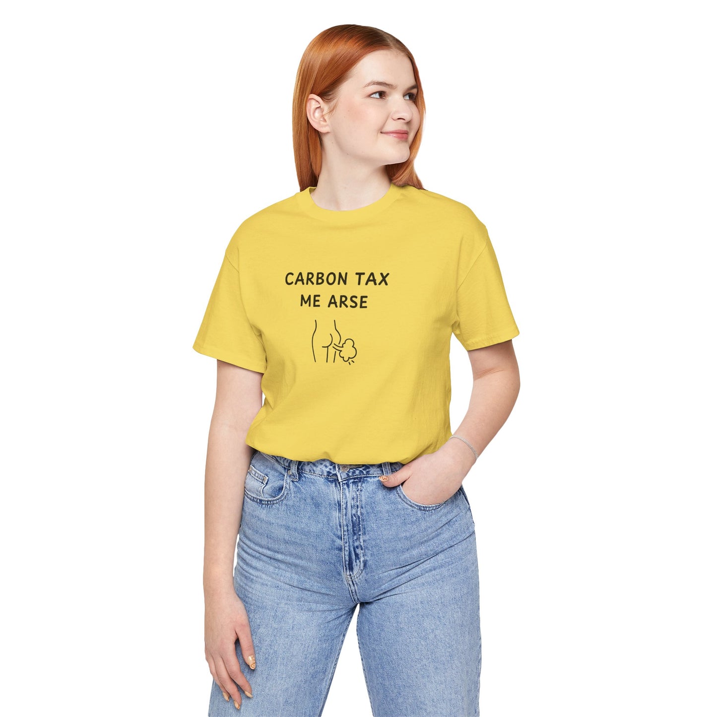 Unisex Short Sleeve Tee - Carbon Tax Me Arse