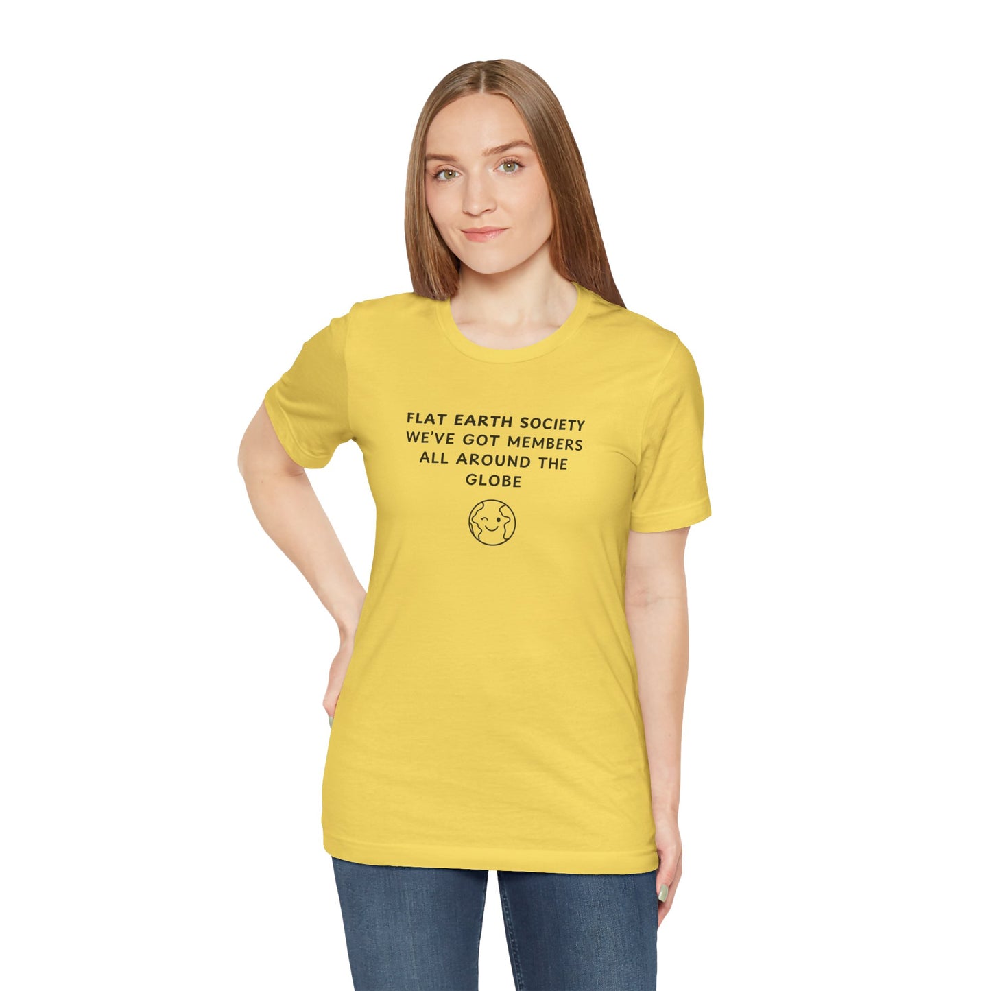 Unisex Short Sleeve Tee - Flat Earth Society