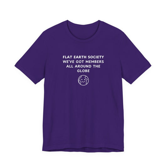 Unisex Short Sleeve Tee - Flat Earth Society