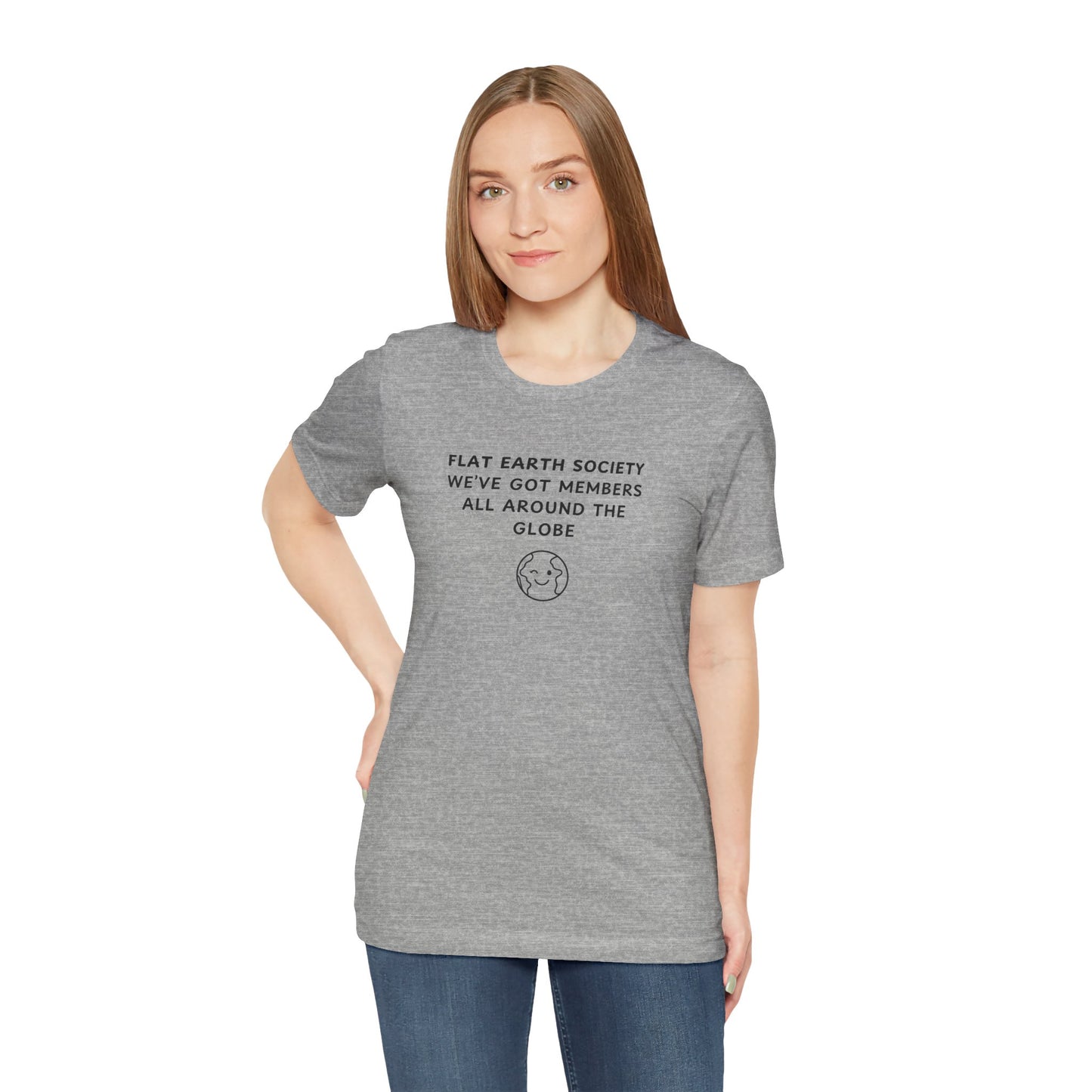 Unisex Short Sleeve Tee - Flat Earth Society