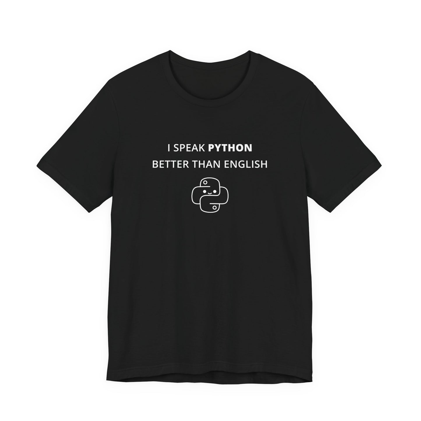 Unisex Short Sleeve Tee - I speak Python better than English