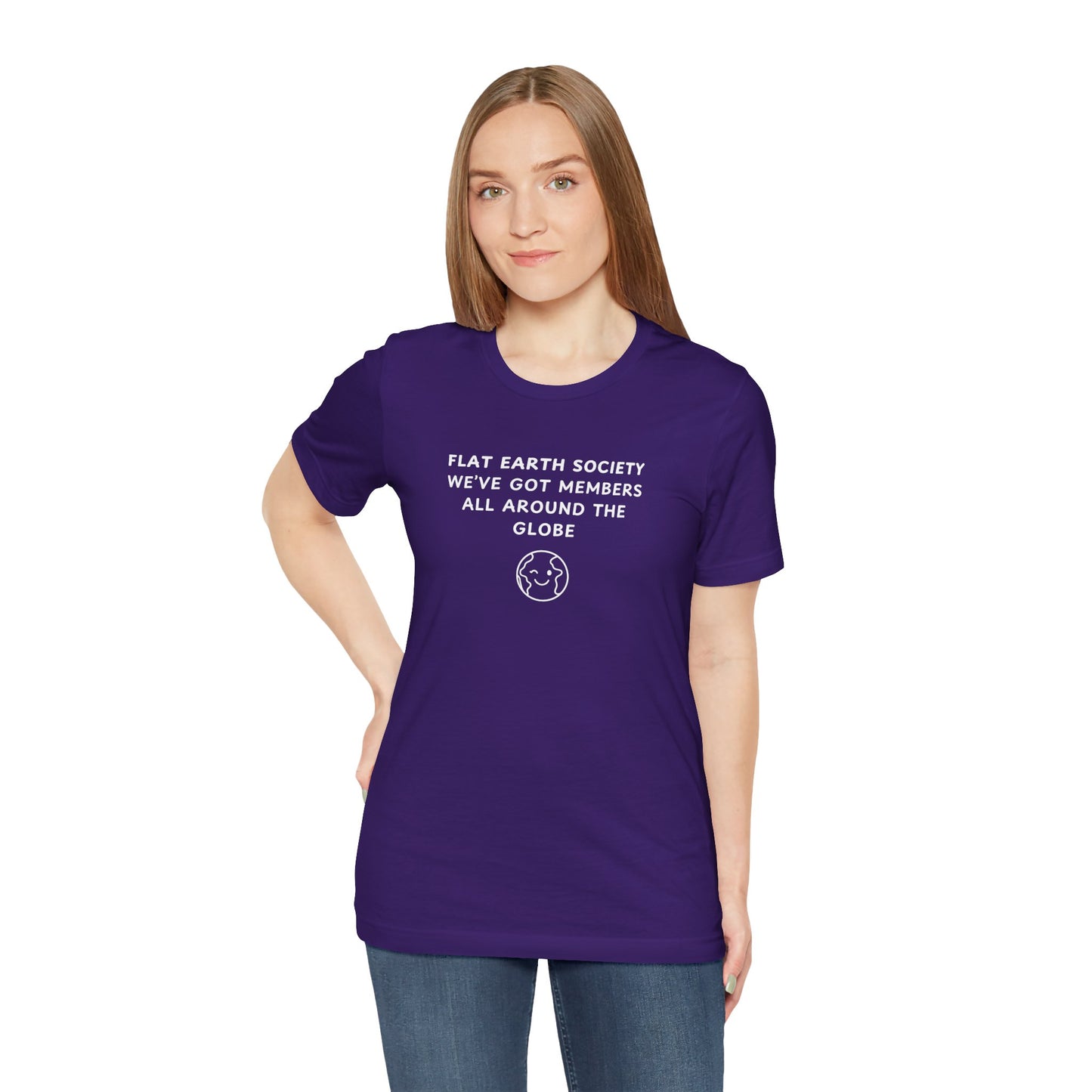 Unisex Short Sleeve Tee - Flat Earth Society