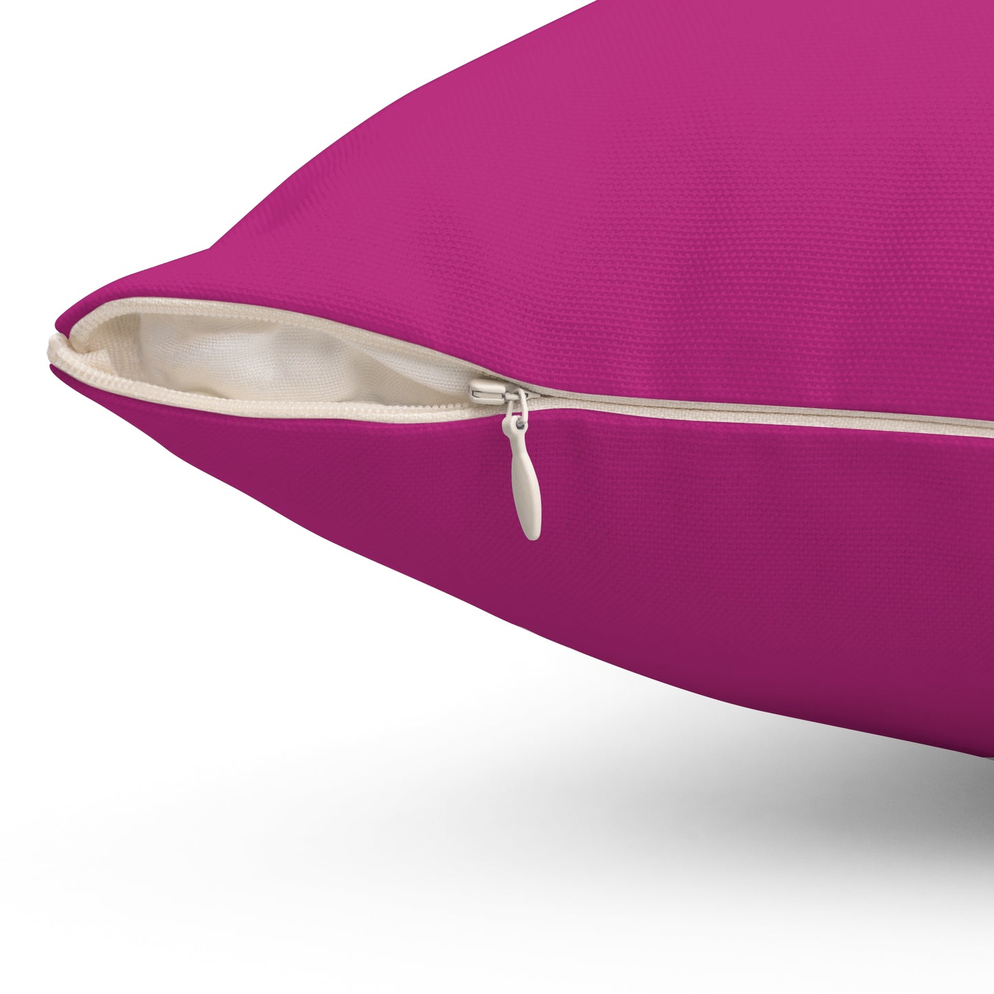 Spun Polyester Square Pillow - Red - Love of my Visa