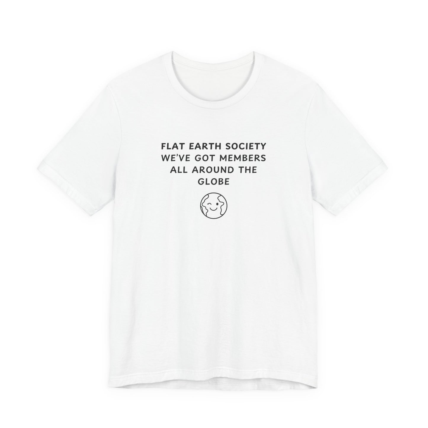 Unisex Short Sleeve Tee - Flat Earth Society