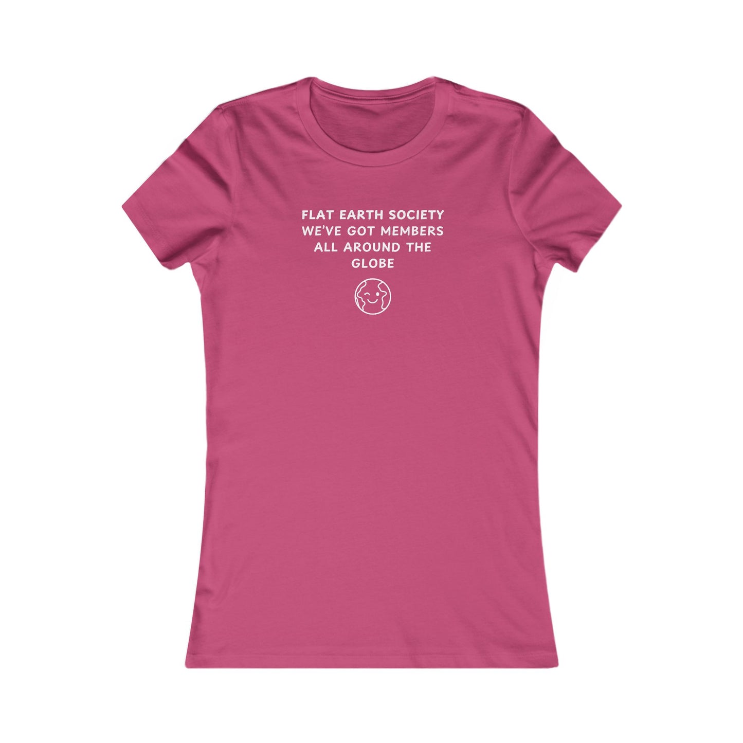 Women's Slim-Fit Tee - Flat Earth Society