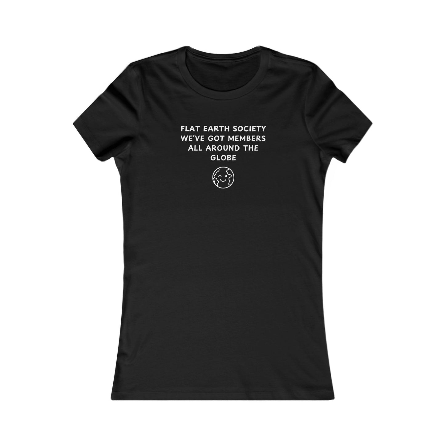 Women's Slim-Fit Tee - Flat Earth Society