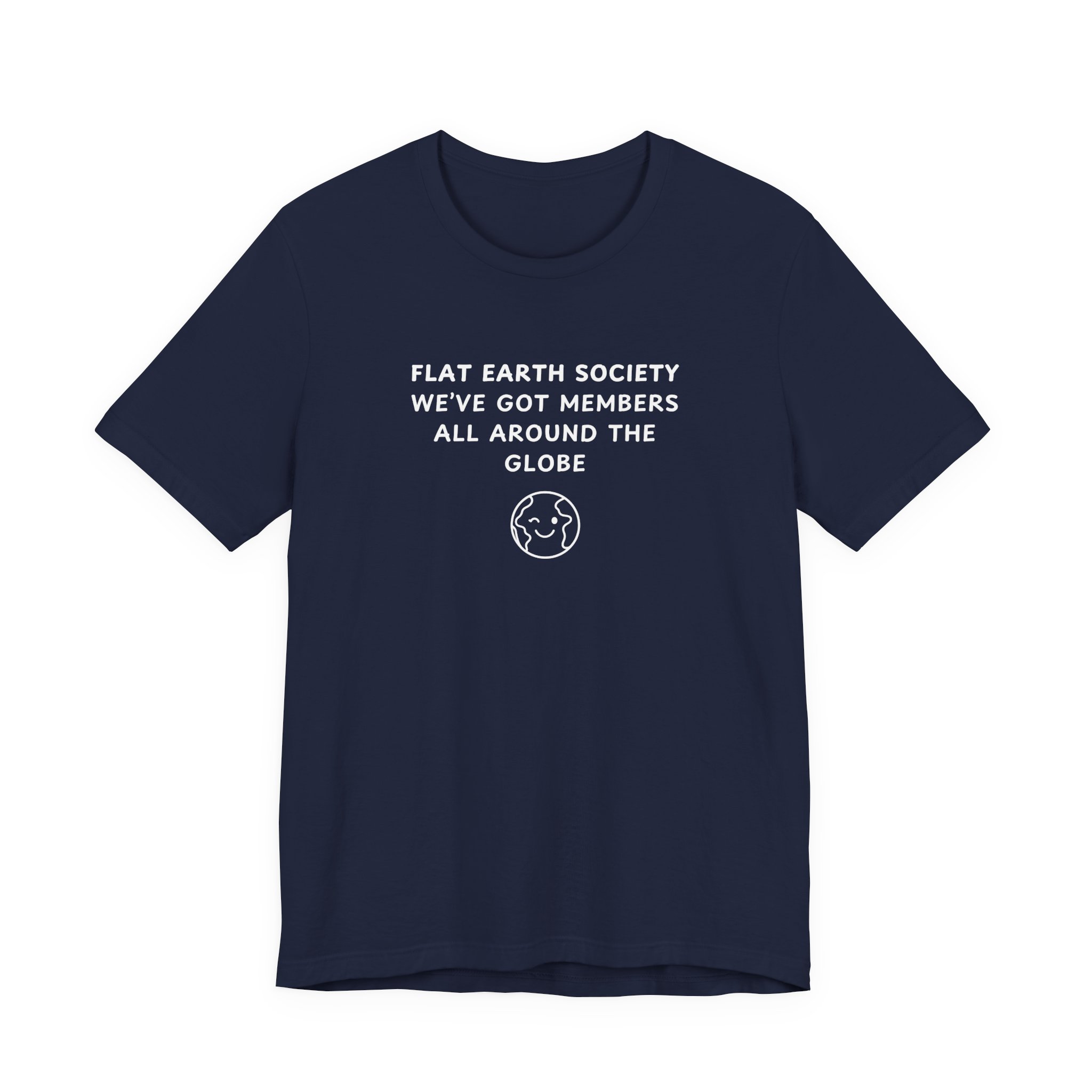 Unisex Short Sleeve Tee - Flat Earth Society - Image 12