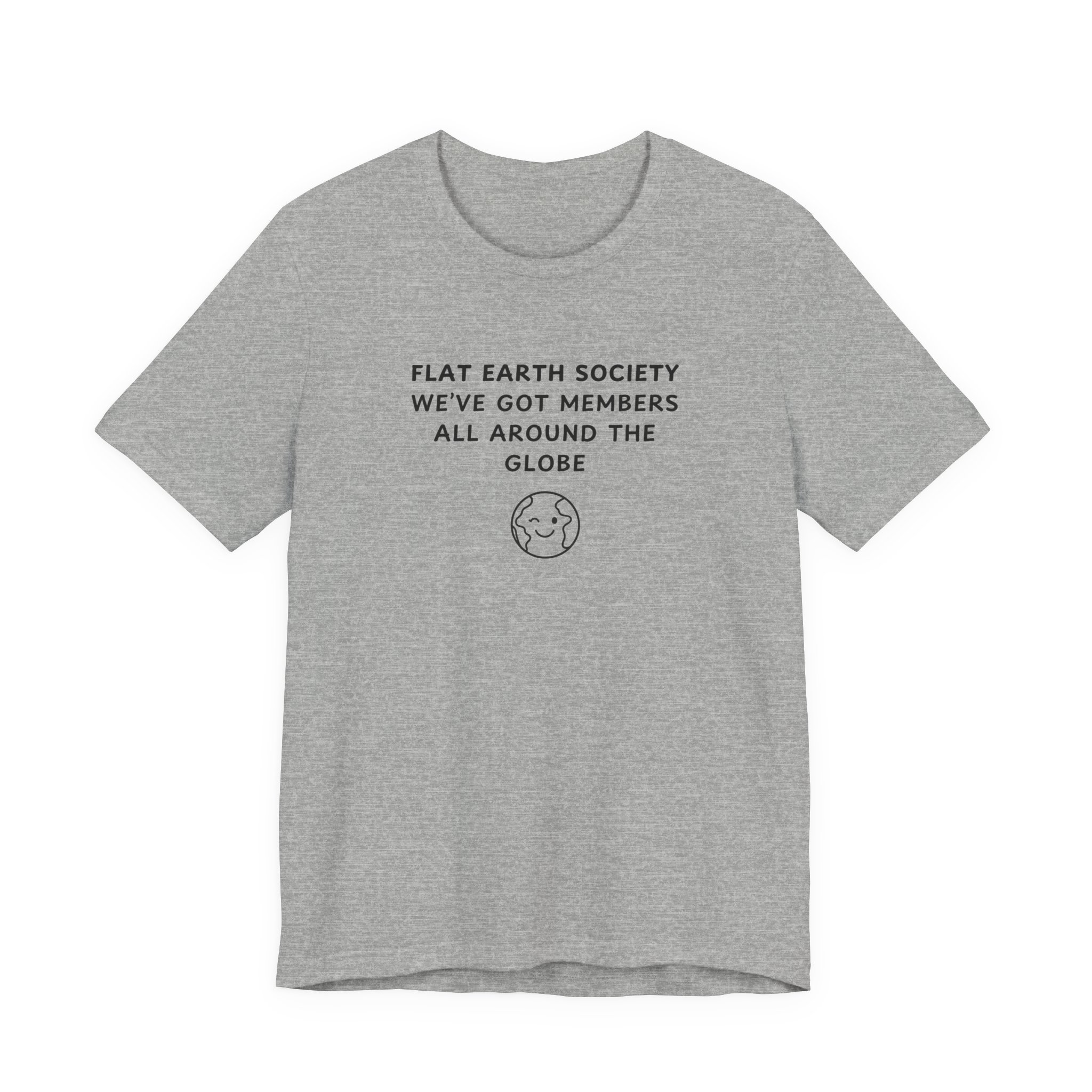 Unisex Short Sleeve Tee - Flat Earth Society - Image 7