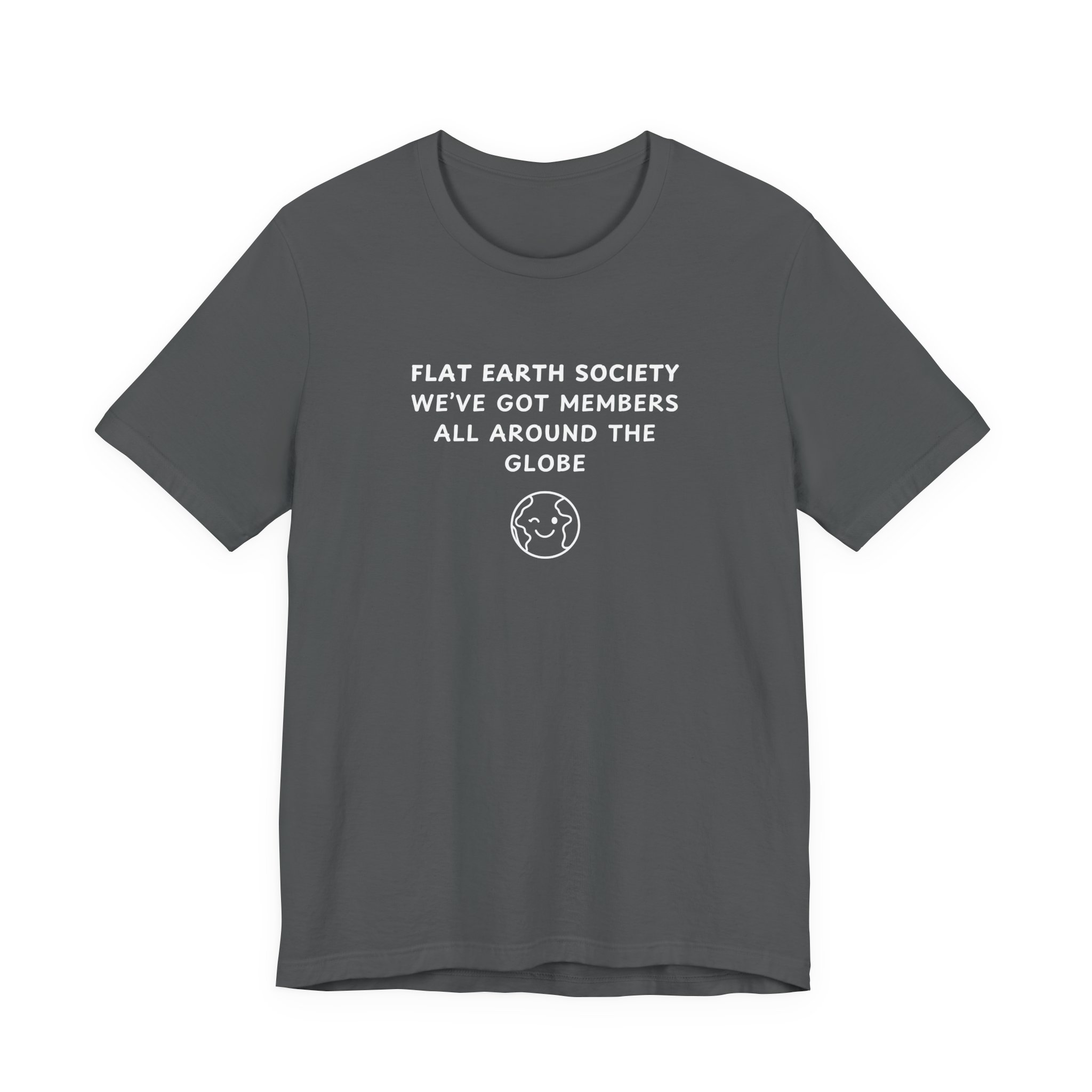 Unisex Short Sleeve Tee - Flat Earth Society - Image 10