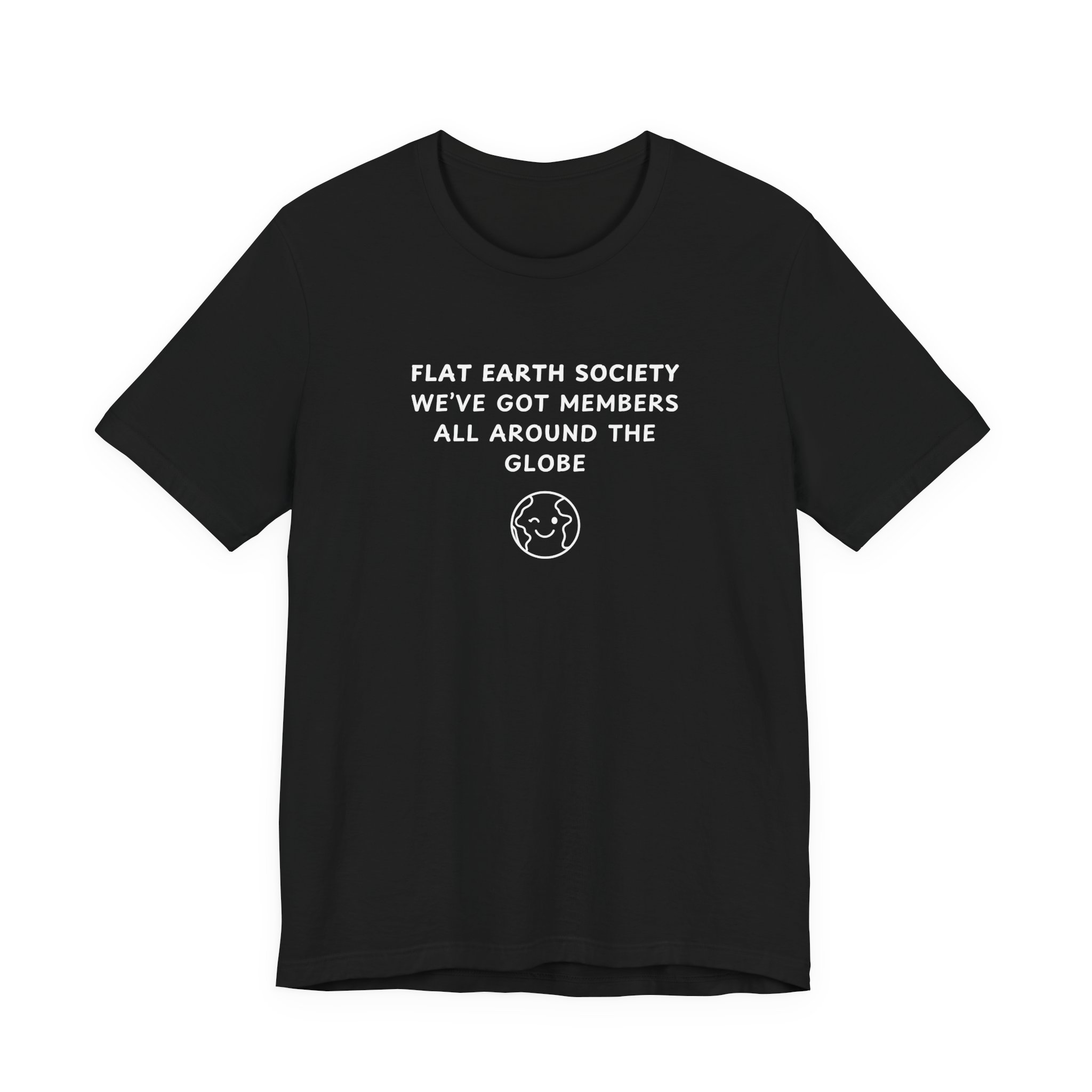 Unisex Short Sleeve Tee - Flat Earth Society - Image 4