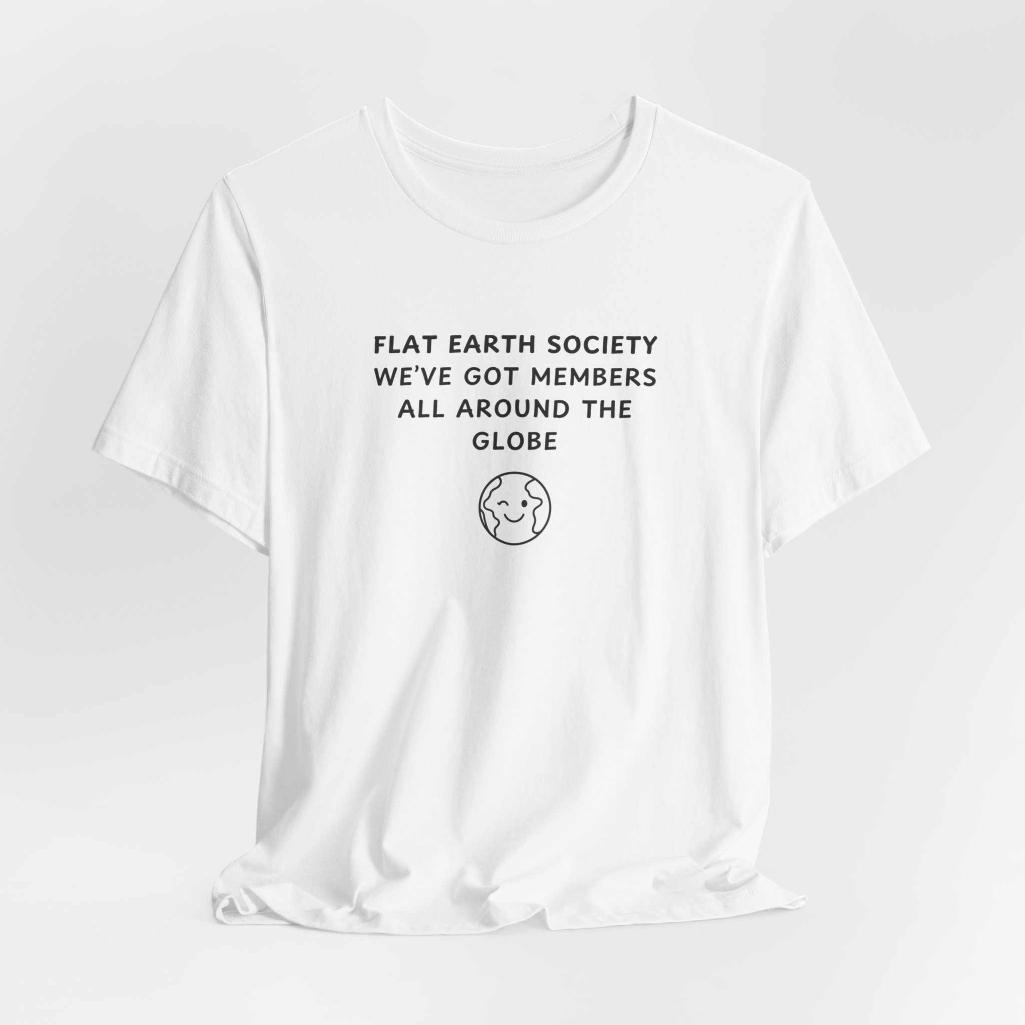 Unisex Short Sleeve Tee - Flat Earth Society - Image 3