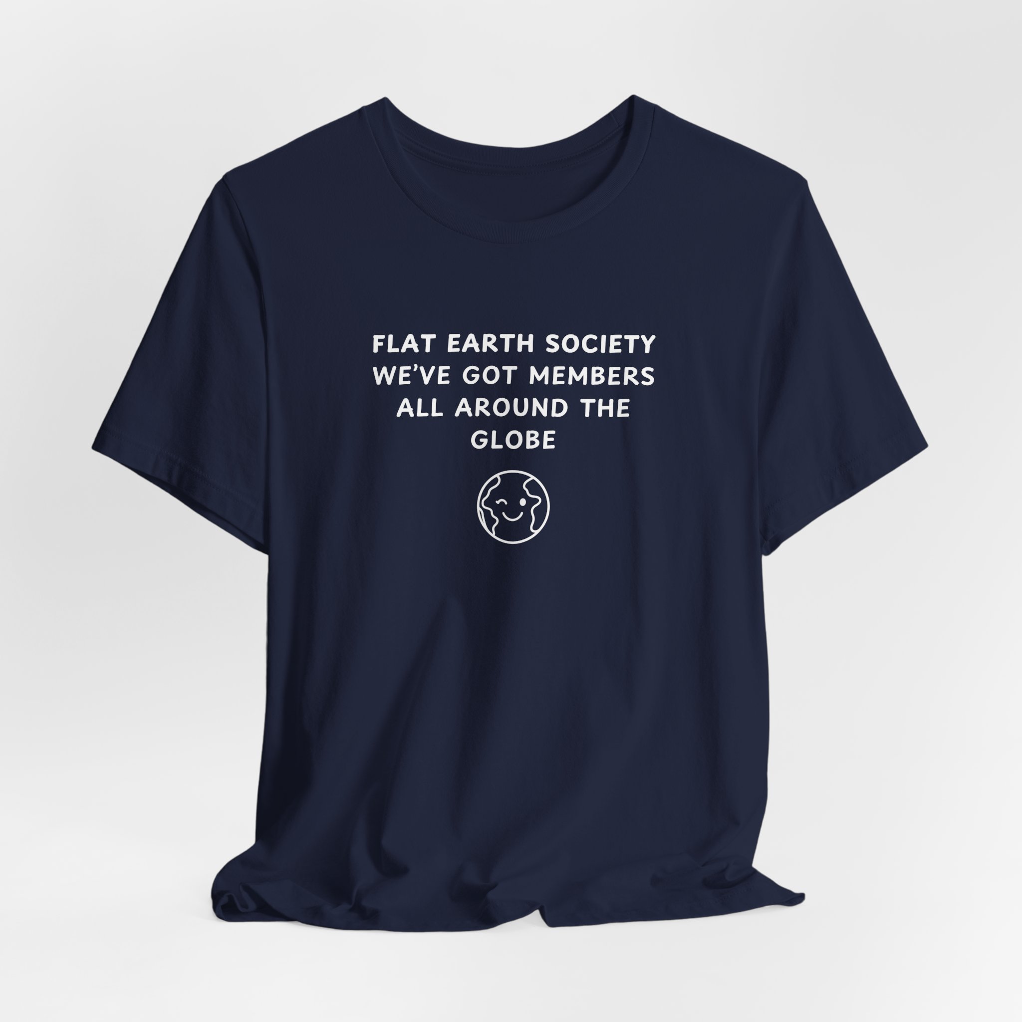 Unisex Short Sleeve Tee - Flat Earth Society - Image 13