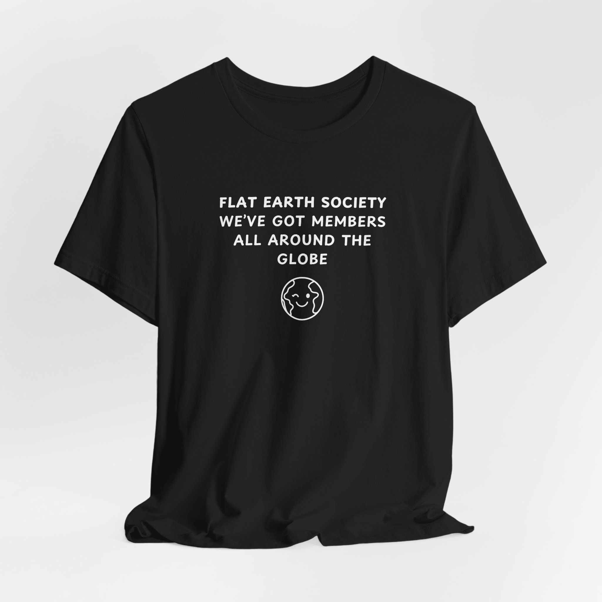 Unisex Short Sleeve Tee - Flat Earth Society - Image 5