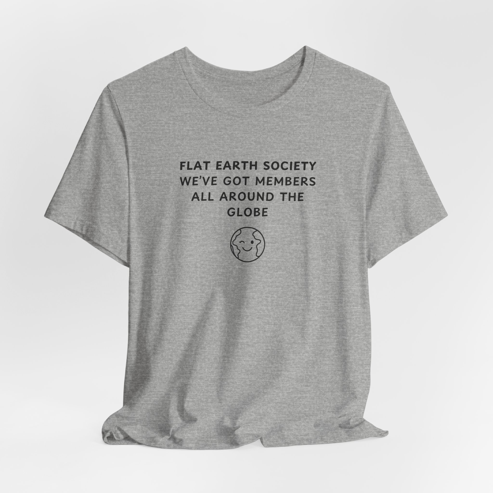 Unisex Short Sleeve Tee - Flat Earth Society - Image 8
