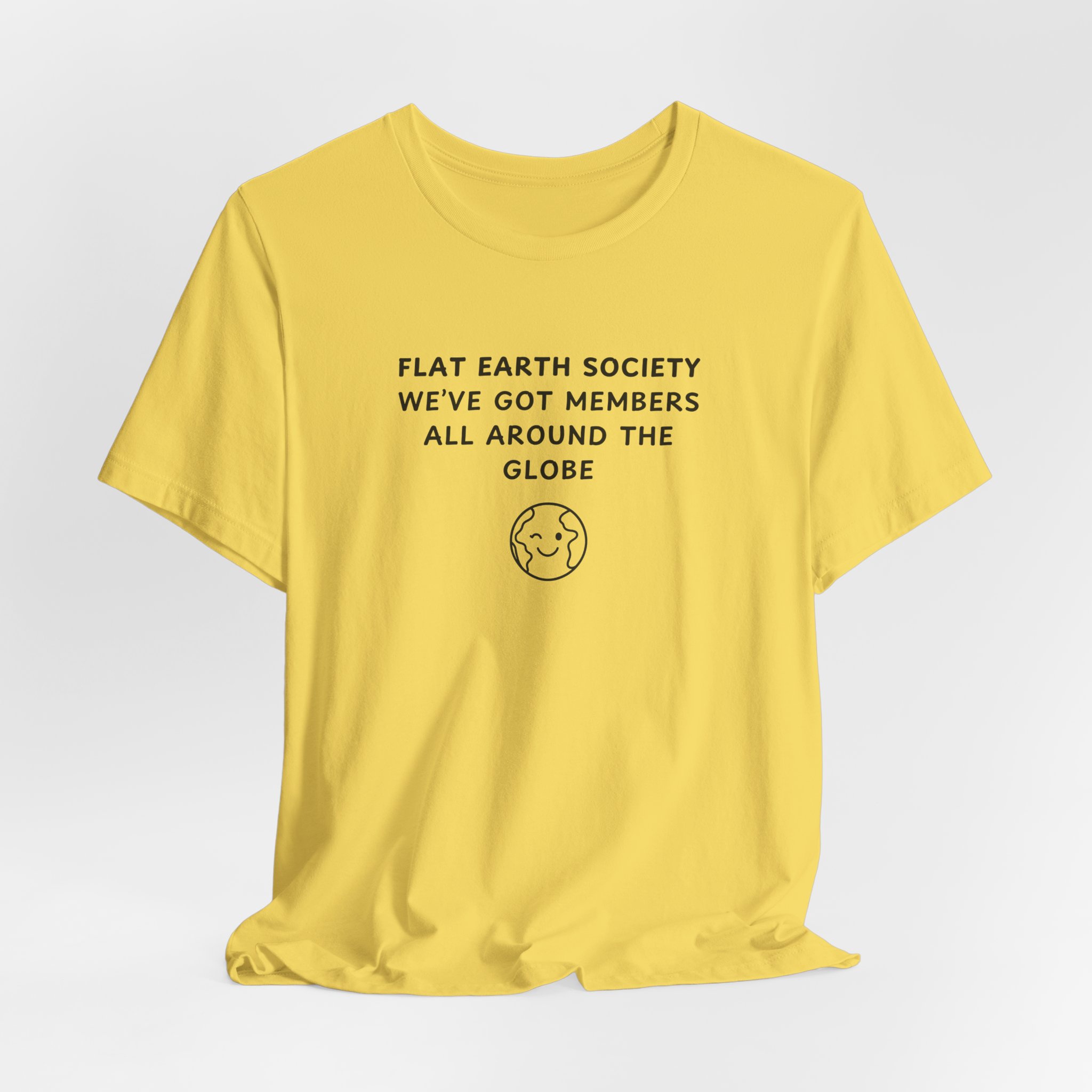 Unisex Short Sleeve Tee - Flat Earth Society - Image 6